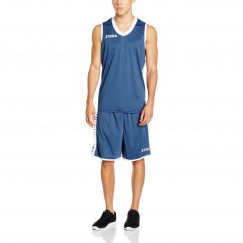 Joma 1227.003 - Set de equipación de manga corta, color azul marino, talla XS-S