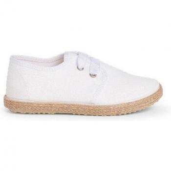 Pisamonas Zapato Blucher Piso Alpargata Efecto Raso - Zapatos de cordones de niño efecto raso