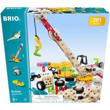 Brio Actividad De Constructor Juego De Construcción 34604 - Set de construcción para niños a partir de 3 años, fomenta el desarrollo cognitivo y habilidades motoras, incluye piezas de diferentes formas y colores para crear diversas estructuras
