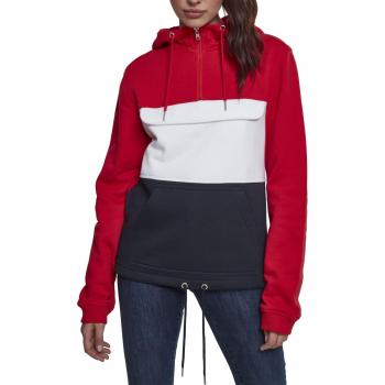 Urban Classics Women's Color Block Hoodie Sweatshirt