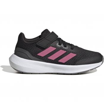 Zapatillas de running Adidas Runfalcon 3.0 El infantil, diseño ligero, amortiguación cómoda, suela de goma para tracción, parte superior de malla transpirable, cierre con cordones y refuerzo en el tal