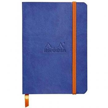 Cuaderno Rhodiarama A6 - Zafiro con Cubierta Blanda y Hojas con Líneas Horizontales