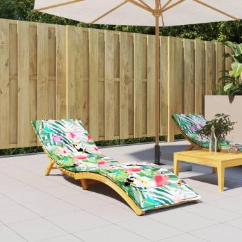 Multicolour Oxford Fabric Sun Lounger Cushion