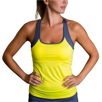 Camiseta BB Sun Amarillo - Diseñada por Belén Berbel para mujeres amantes del pádel y tenis