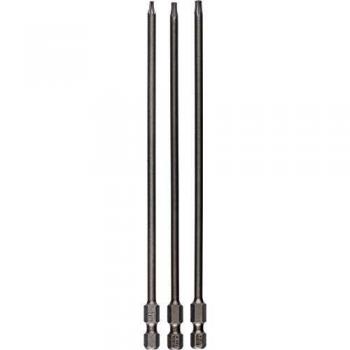 Bosch 2 607 001 763 - Juego de 3 pzas. de puntas de atornillar extraduras - T8; T10; T15; 152 mm