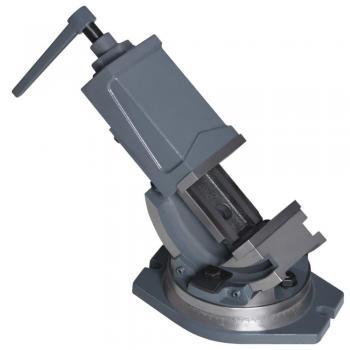 Tornillo de banco basculante de 2 ejes 100 mm