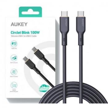 Cable USB-C Aukey CB-SCC102 Negro 1,8 m