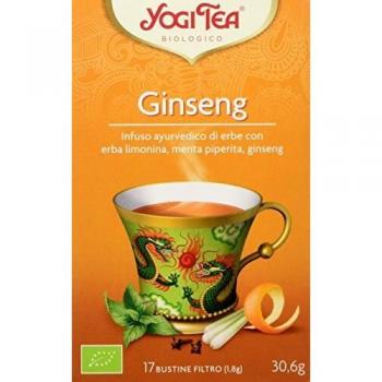 Yogi Tea Té Flor de Ginseng - 17 unidades