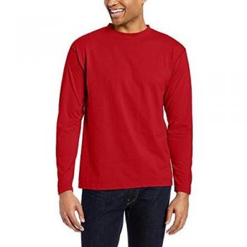 EXOFFICIO BugsAway Chas'r Crew L/S Camiseta Anti-Insectos, Hombre, Rojo, L