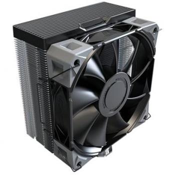 Enfriador de CPU Montech NX400 120mm Negro, torre única, 4 tubos de calor, ventilador FDB de presión estática
