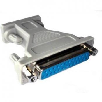 Adaptador RS232 Sub-D 9-pines Macho a 25-pines Hembra