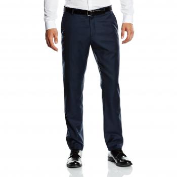 Selected Homme Ros 100% Wool Trouser Navy - Pantalones plisados para hombre, Blau - Blau - Navy Blazer, 50