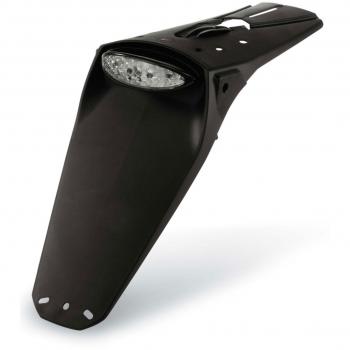 Portamatriculas Acerbis LED 30° Negro - Luz trasera, un tamaño