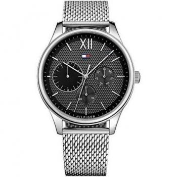 Tommy Hilfiger Men's Quartz Watch with Stainless Steel Mesh Strap 1791415