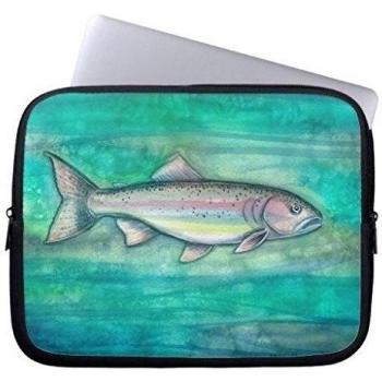 Electronics fundas neopreno portátil 160526 - 5 Rainbow Trout Art 13-13.8 inches