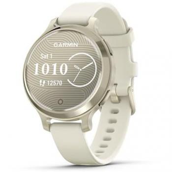 Garmin Lily 2 Active Women's Fashion Smartwatch - Lunar Gold & Bone