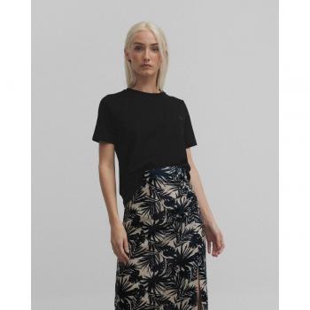 Silbon - Camiseta mujer lisa manga corta