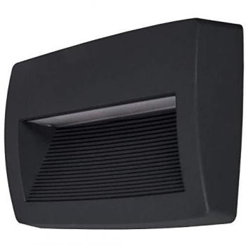 Aplique de Pared STORM IP55 R7s LED 10.50W 1200lm 3000K Negro Exterior