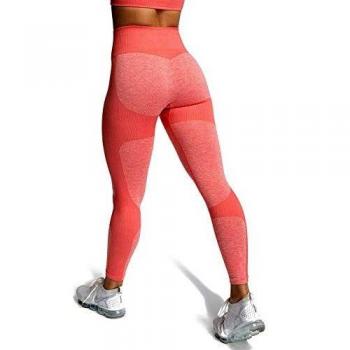 JFAN Pantalones de Yoga Súper Elásticos Sin Costuras para Mujer y Sujetadores Deportivos Conjunto de Polainas de Yoga para Correr en el Gimnasio