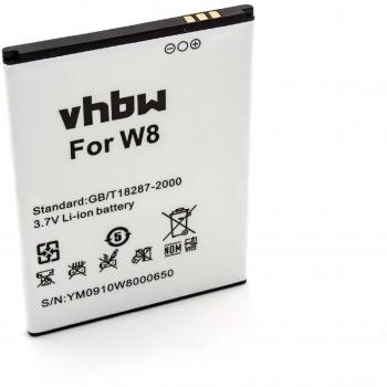 vhbw batería Compatible con ThL W8, W8 Beyond, W8 Plus, W8+, W8S Smartphone