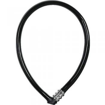 Abus 3406C/55 Black Combination Cable Lock - Level 1 Anti-Theft Security