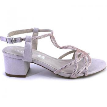 Sandalias de mujer LA PUSH 51015 color nude