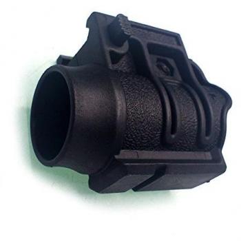Tactical 1 Soporte de agarre Soporte para linterna QD Montaje ajuste Picatinny Rail 20mm Negro WorldShopping4U