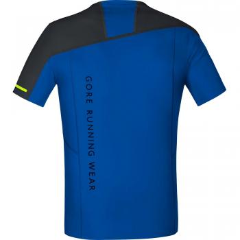 Gore Running Wear Fusion Zip Camiseta, Hombre, Azul