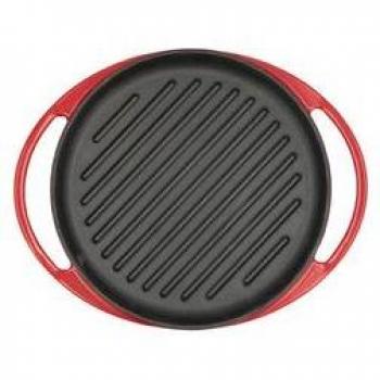 Asadora Bidasoa Hierro Fundido Rojo Ø25,5 Cm