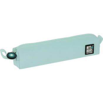 Estuche Escolar Pequeño Cuadrado B&B Azul Soft 22x4x4 cm con organización y confort, detalles funcionales y durabilidad garantizada