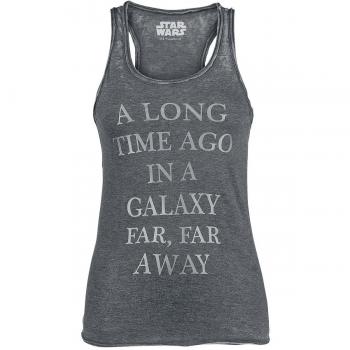 Star Wars Episode 8 - Die letzten Jedi - A Long Time Ago Top Mujer Gris/Melé L