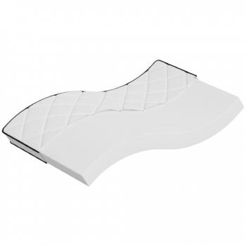 Colchón de espuma Medium Soft 100x200 cm Vidaxl Blanco