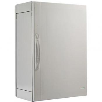 Armario de poliéster PLA cerrado 750x500x320mm color gris 7035 IP65 Schneider Electric