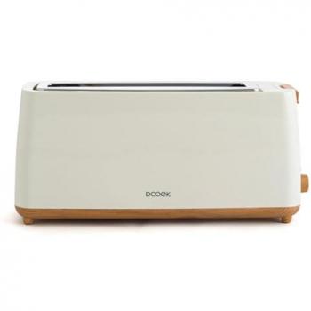 Tostador Ranura Larga 800W Beige Brillo DCOOK BALTIC