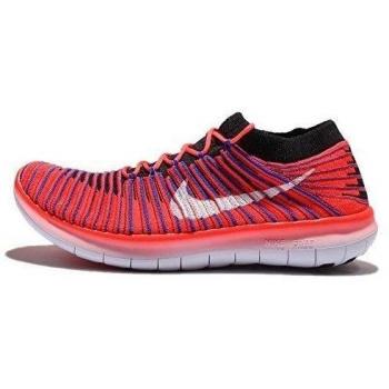 Nike Free RN Motion Flyknit, Zapatillas de Running Para Hombre, Bright Crimson/White/Racer Blue/Black, 47 1/2 EU
