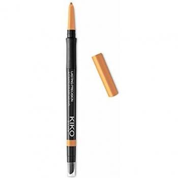 Kiko Milano Precision Eyeliner And Khol 17 Pure Gold Lápiz de Ojos Automático para Uso Interno y Externo