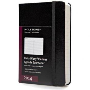 Moleskine 2014 - Diario Tamaño De Bolsillo, 12 Meses [Copertina Rigida]