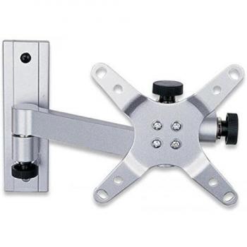 Soporte de Pared Inclinable para TV LED LCD 13-30 con 2 Articulaciones Plata