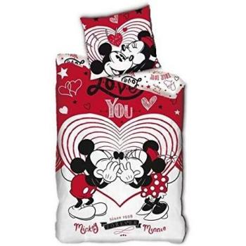 Aymax Minnie Disney - Juego de funda nórdica para cama individual
