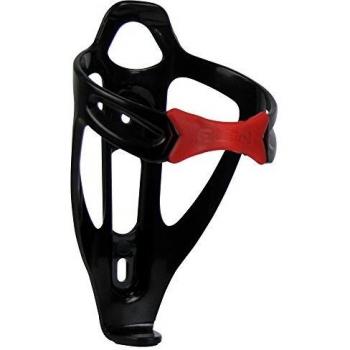 ELTIN Pro Portabidón para Bicicleta, Unisex Adulto, Negro/Rojo, Talla Única