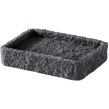 Gedy AR118500300 Jabonera, Antracita, 8.6x12.2x2.4