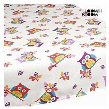 Tovaglia gufi bianco by Loomin Bloom