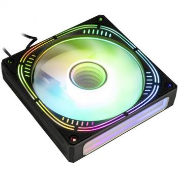 Kolink Umbra Void Pro Caja de Computadora con Ventilador ARGB LED PWM de 120mm, Color Negro, 1 Unidad