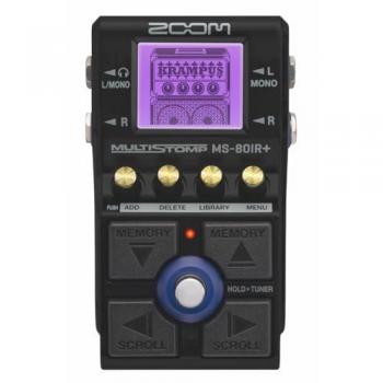Zoom MS-80IR+ MultiStomp Guitar Effects Pedal with Amp and Speaker Simulation