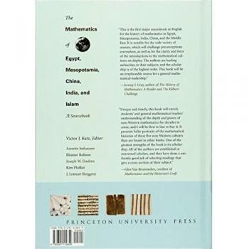 Victor J. Katz's Sourcebook on the Mathematics of Ancient Civilizations: Egypt, Mesopotamia, China, India, and Islam