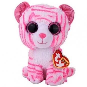 TY - Beanie Boos Asia, Tigre, 15 cm, Color Blanco / Rosa