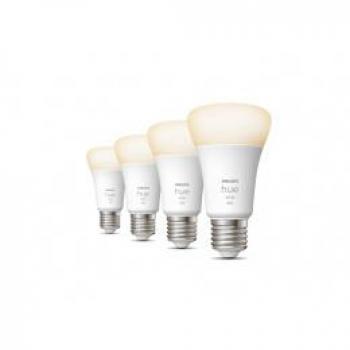 Bombilla LED Philips Hue Blanca 9W 800lm E27 Pack Triple con Wifi y Bluetooth