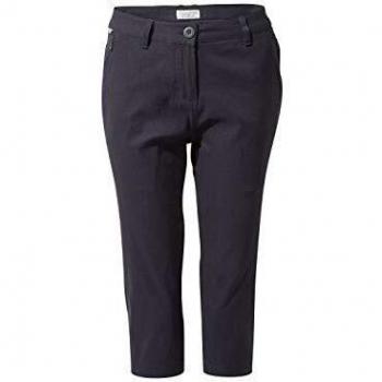 Craghoppers Kiwi Pro Crop Crop para Mujer, Mujer, CWJ1204 3G312L, Azul Oscuro