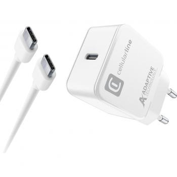Cargador USB-C 15W Blanco con Cable incluido