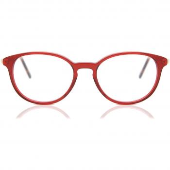 Gafas Anti-Azules Oval Montuta Completa Plástico Rojas Armazones para Mujer - SmartBuy Collection